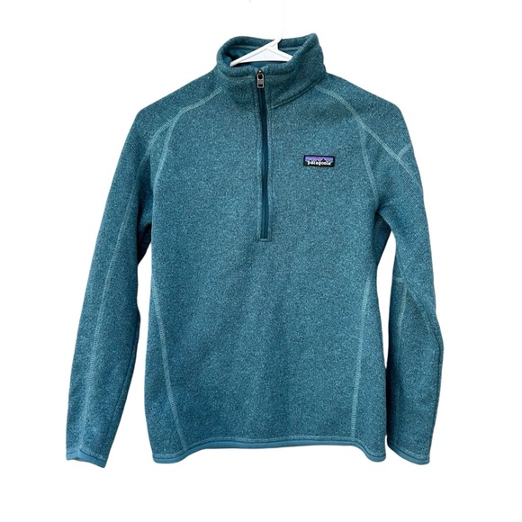 Patagonia Better Sweater Half Zip Fleece Pullover - Size XS - Teal - Picture 2 of 10